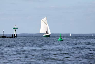 Die Müritz ist der größte See in der Mecklenburgischen Seenplatte